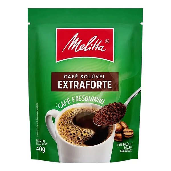 Café Solúvel Granulado Extraforte Sachê 40g Melitta