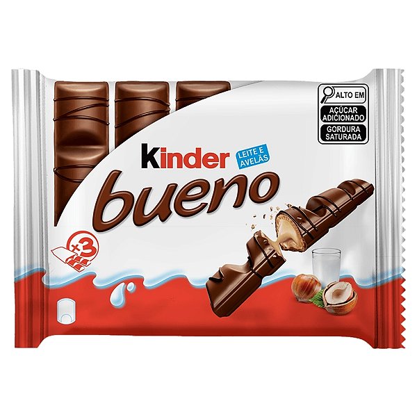 Chocolate Kinder Bueno C/ 3 Undidades De 43g - Ferrero