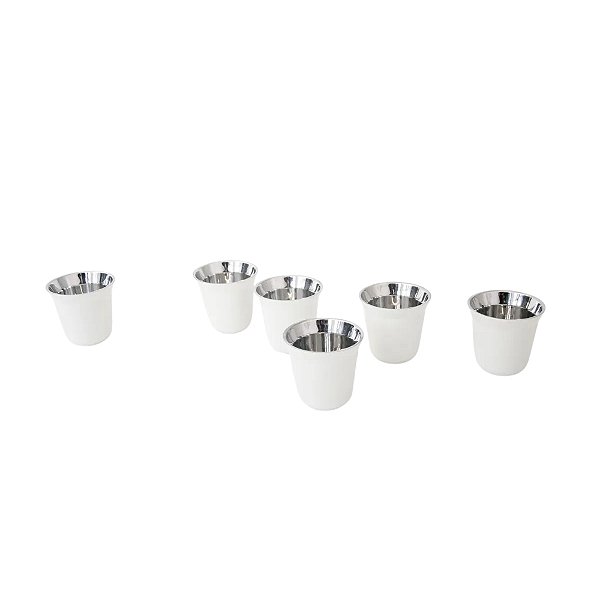 Conjunto Copos Premium Café Inox Member's Mark 80ml 6 Peças