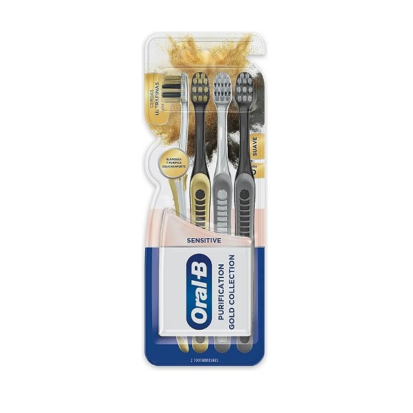 Escova Dental Oral-b Purification Gold Collection 4 Unidades