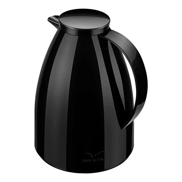 Garrafa Térmica Bule Viena Preto 750ml Invicta Até 6h Quente