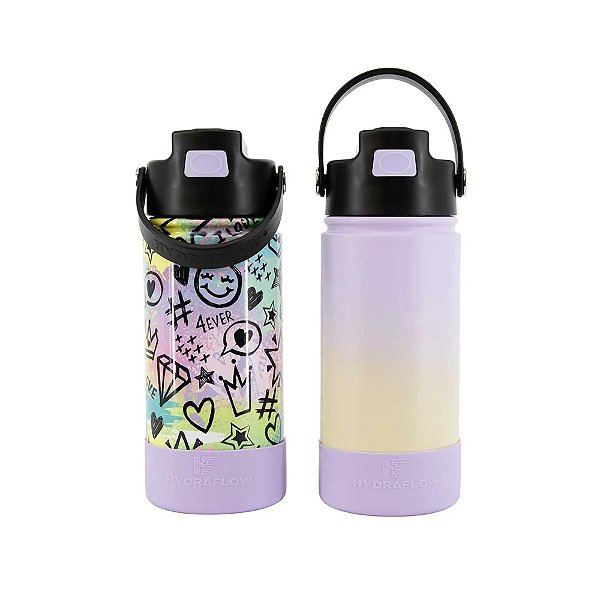 Conjunto De Garrafa Térmica Infantil Hybrid Com 2 Peças