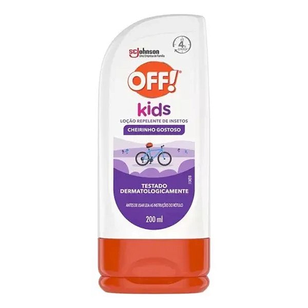 Repelente Off Loção Kids 4h Proteção 200ml Johnson