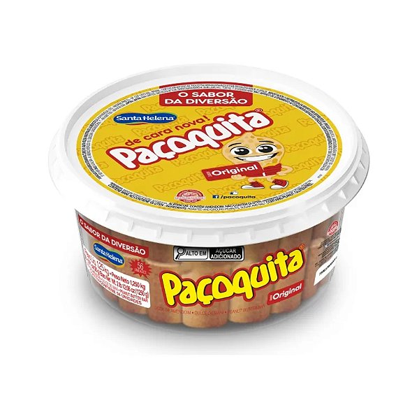 Paçoca Rolha Santa Helena Paçoquita - C/56 Uni