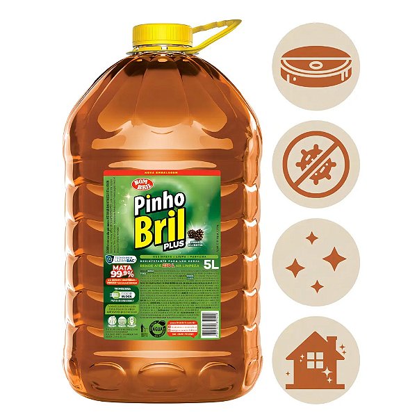 Desinfetante Pinho Bril Plus Galão 5L