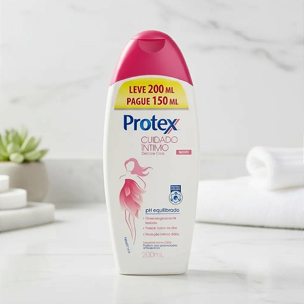 Sabonete Líquido Íntimo Delicate Care Protex Cuidado Íntimo