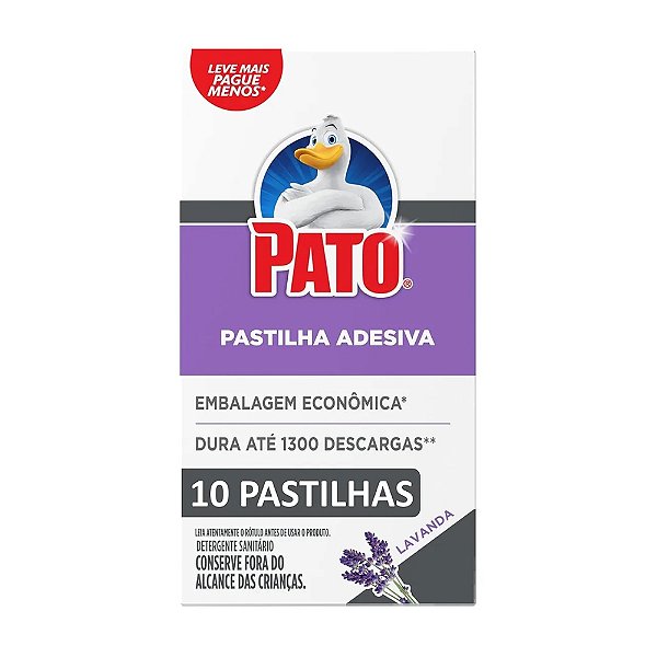 Desodorizador De Vaso Sanitario Pato Desinfetante Pastilha lavanda