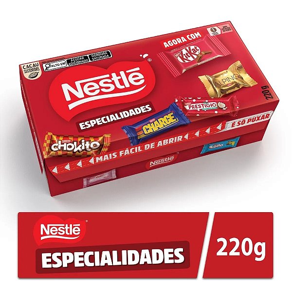 Caixa De Bombom Sortido Nestlé Especialidades 220g