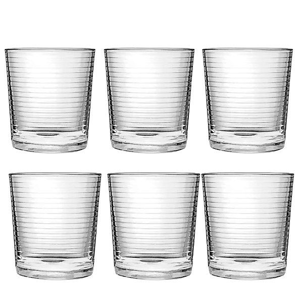 Kit 06 Copos Pasabahce Doro Whisky - Vidro - Copo 390ml