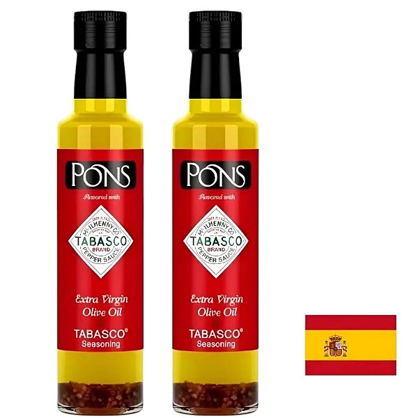 Kit 2 Azeite Espanhol Pons Tabasco 500ml
