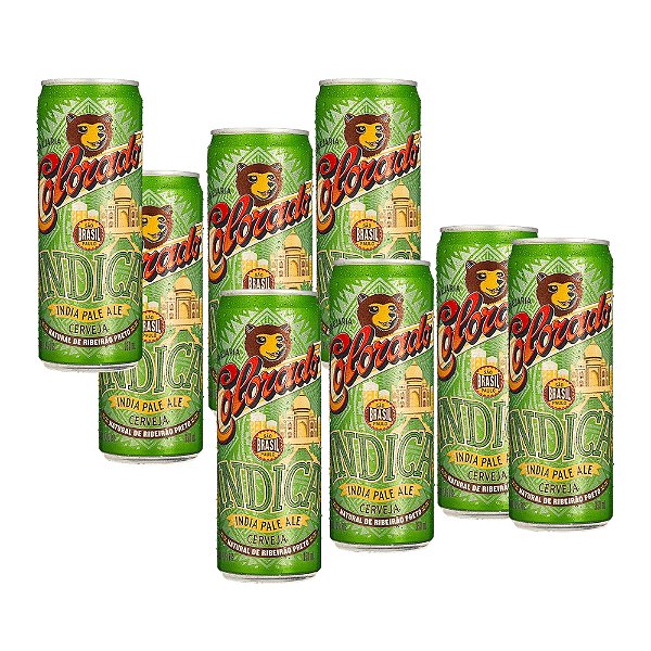 Cerveja Colorado Indica Pale Ale Pack 8 Latas 350ml Cada