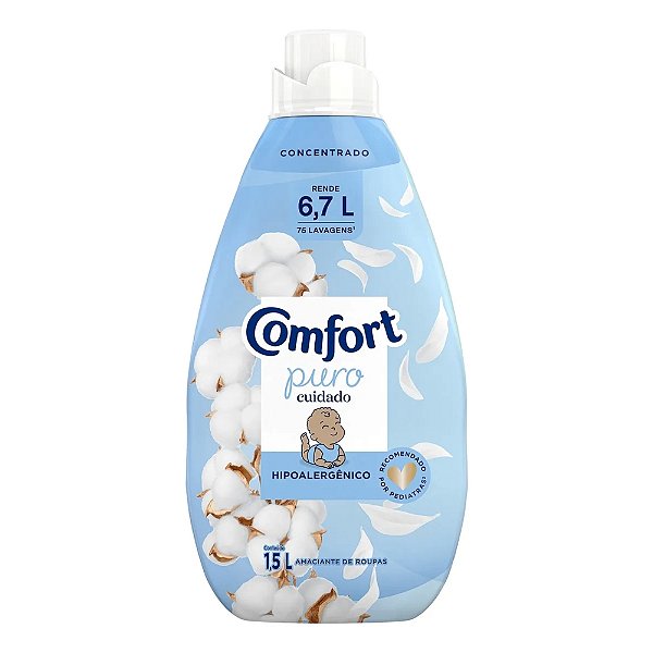 Amaciante De Roupa Concentrado Puro Cuidado Comfort Frasco 1