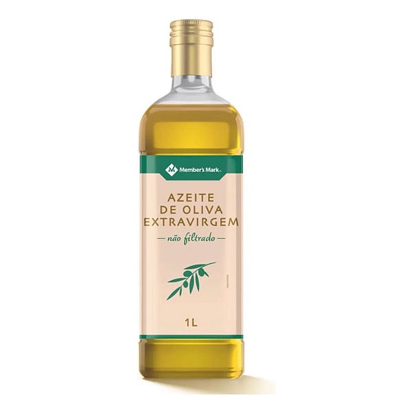 Azeite De Oliva Extravirgem Não Filtrado 1l - Member's Mark