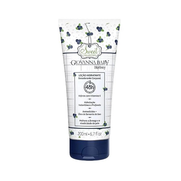 Loção Hidratante Desodorante Giovanna Baby - Blueberry 200ml