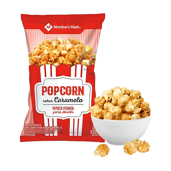 Pipoca Doce De Caramelo 270g