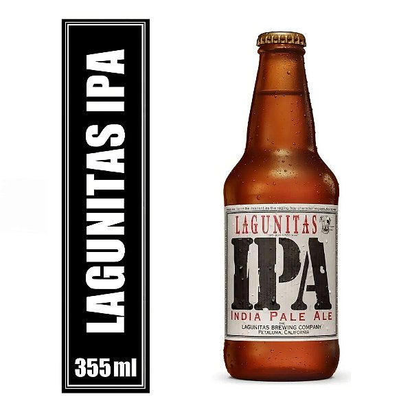 Cerveja Garrafa Lagunitas 355ml 6.2% Ipa Amargor 51