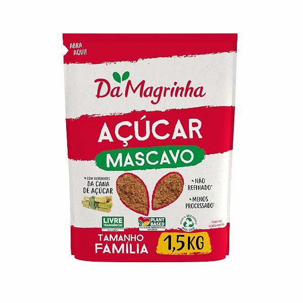 Açúcar Mascavo Da Magrinha 1,5kg