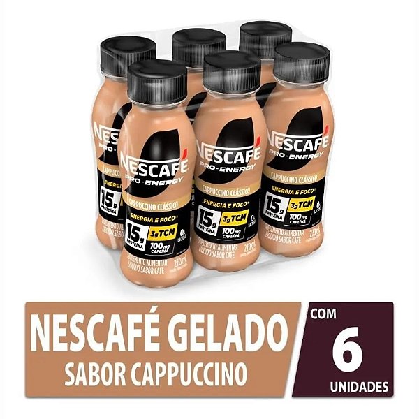 Nescafé Pro-energy Capuccino Clássico 6x270ml