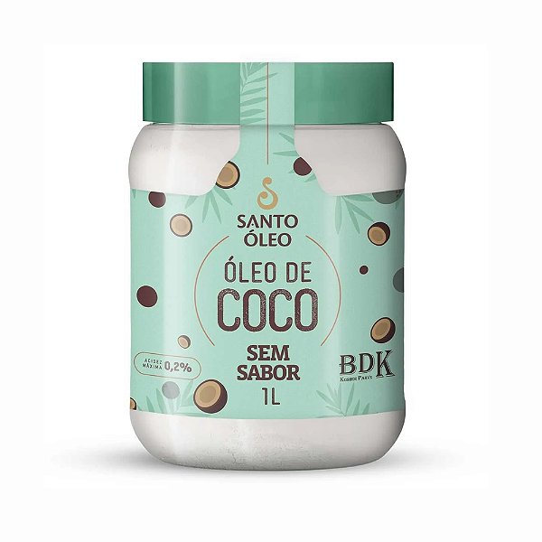 Óleo Coco Sem Sabor Santo Óleo 1L