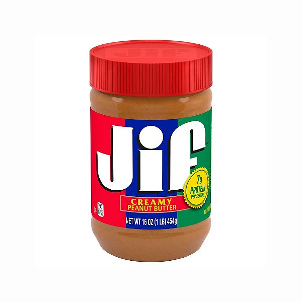 Manteiga Amendoim Jif Creamy 454g Peanut Butter Importada