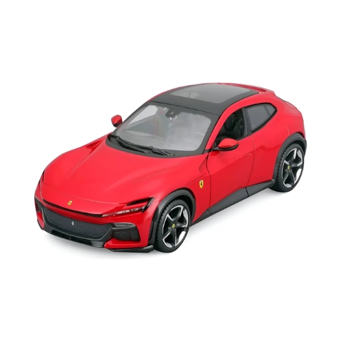Miniatura SUV Ferrari Purosangue 2022 Vermelho 1:24 Bburago