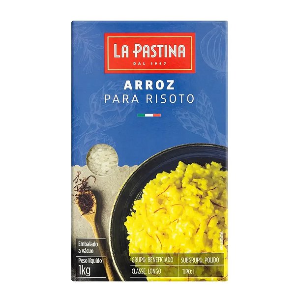 Arroz Para Risoto La Pastina 1 Kg Arboreo Italiano