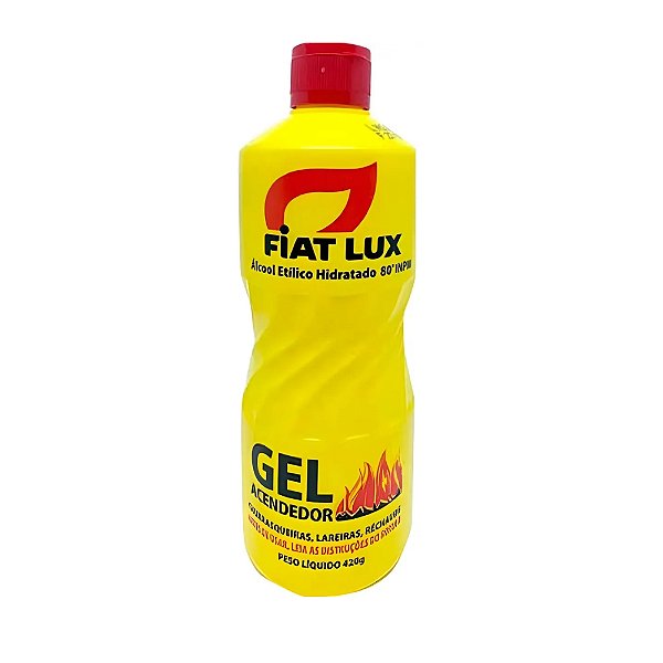 Fiat Lux Gel Acendedor Álcool Etílico 420g