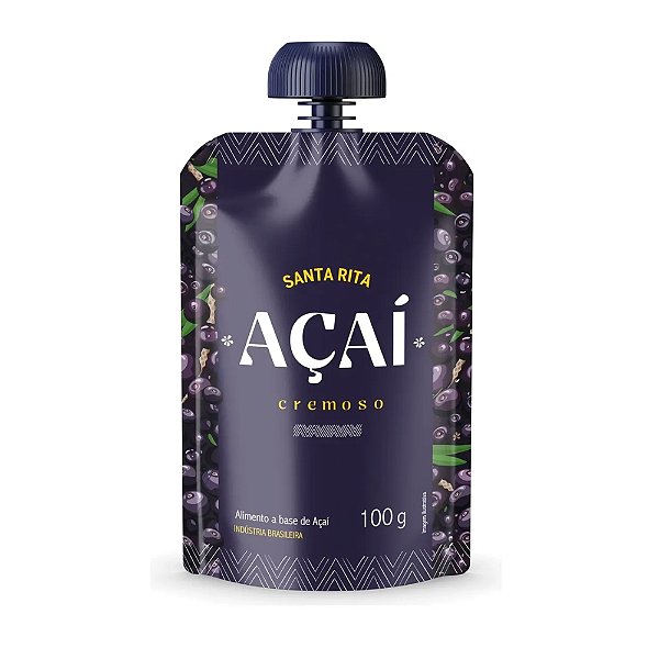 Açaí Cremoso Pouch Santa Rita 100g