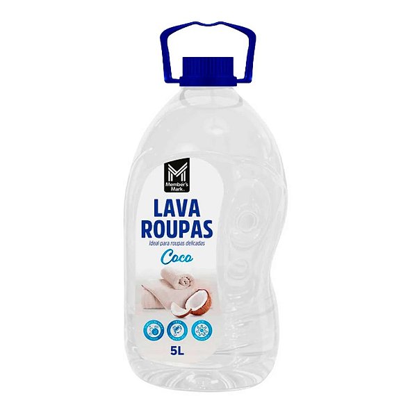 Sabão Líquido Coco Profissional 5l Lava Roupas Delicadas