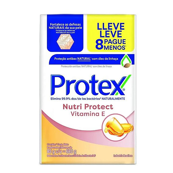 Pacote De Sabonete Em Barra Antibacteriano Nutri Protect Vit