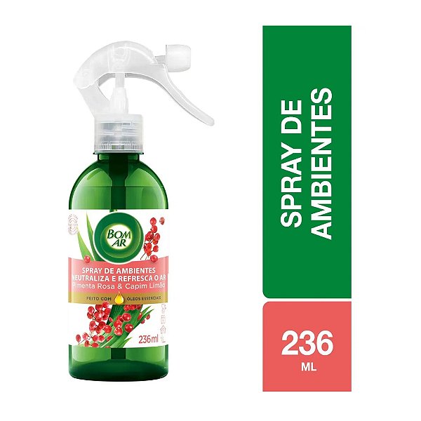 Spray Bom Ar 236ml Pimenta Rosa & Capim Limão 1 Und
