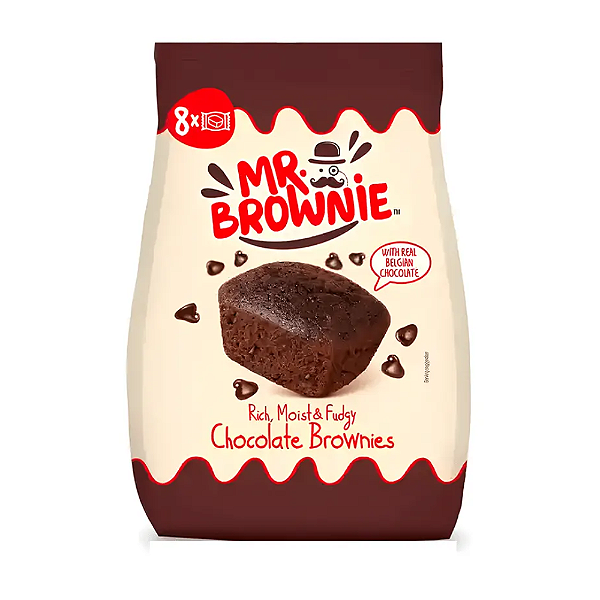 Brownies Gotas De Chocolate Belga Mr. Brownie - 200g