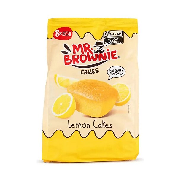 Bolinho Mr. Brownie Lemon Limão Cakes 8x25g 200g
