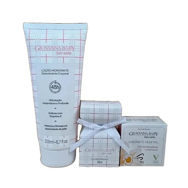 Kit Giovanna Baby Blanc Vanilla Corações