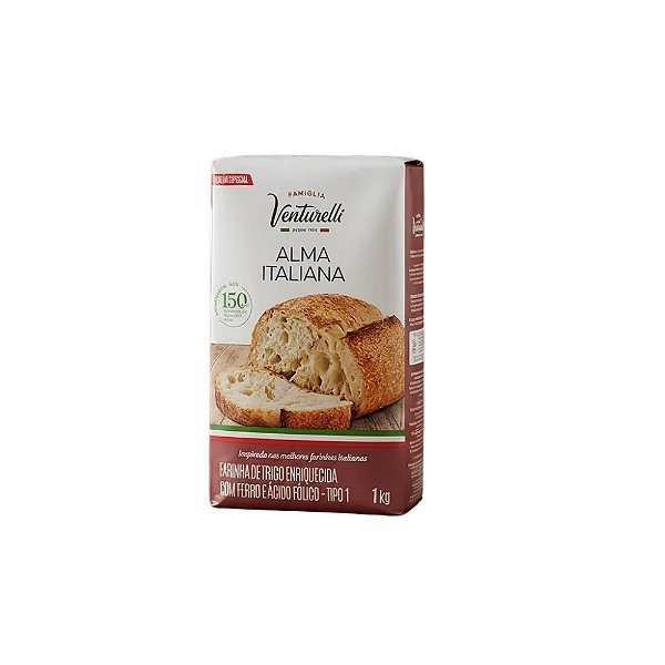 Farinha De Trigo Alma Italiana 1 Kg - Venturelli