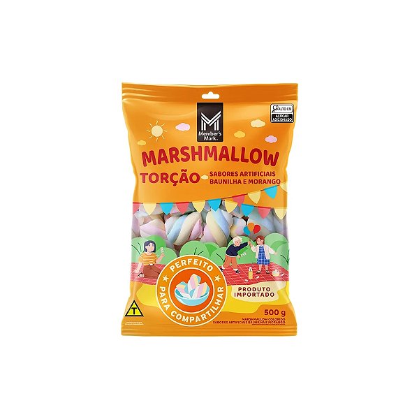 Marshmallow Torção Member's Mark Pacote 500g