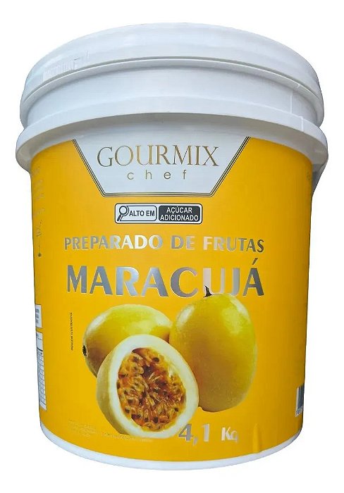 Polpa Preparado De Maracujá Recheio Cobertura E Drinks 4.1kg