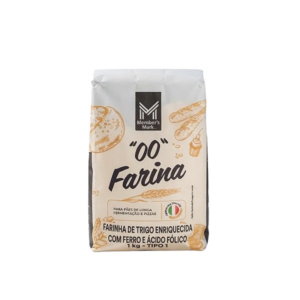 Farinha Italiana 00 Members 1kg Original Trigo Italiano