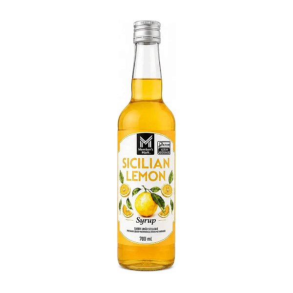 Xarope Para Drinks Member's Mark Syrup Limão Siciliano 700ml
