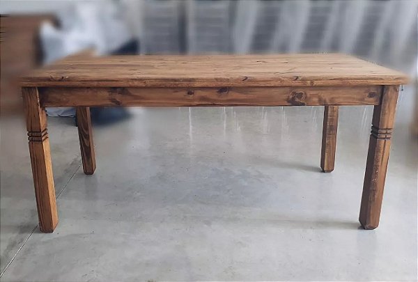 Mesa 1,80 retangular RÚSTICA
