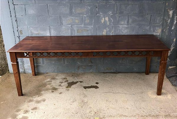 Mesa rústica 2,30x0,80 modelo X0.80
