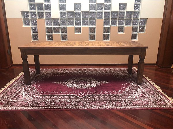 Mesa rústica 2,40x80x90