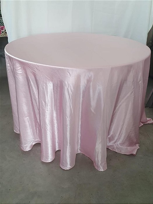 toalha lisa shantung rosa bebe