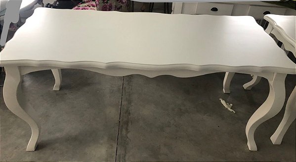 MESA LUIS XV BRANCA