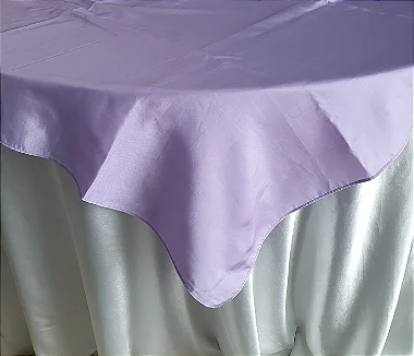 sobre toalha tafetá lavanda
