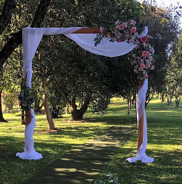portal de madeira