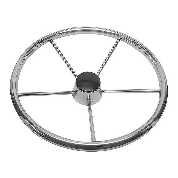 Volante Náutico Aço Inox Barcos Lanchas Fishing 13-1/2 Pol