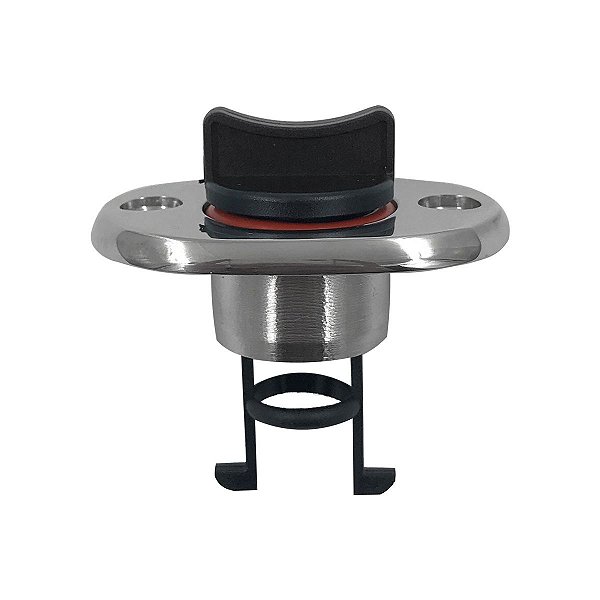 Bujão de Dreno Para Barcos em Aço Inox e Fecho em PVC 1 Pol