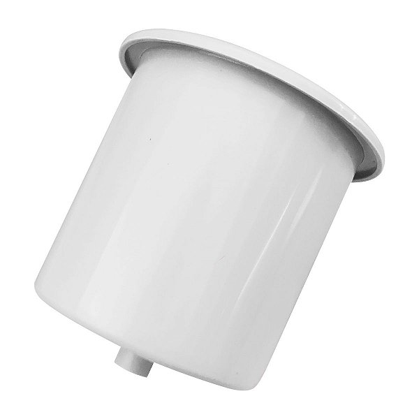 Porta Copos de Embutir Cor Branca C/ Proteção UV