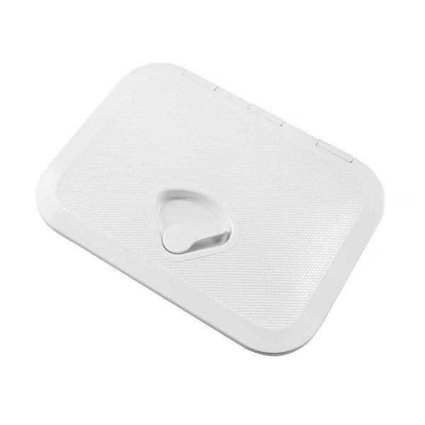Tampa de Inspeção Para Embarcação em ABS Branca 37 X 27 cm